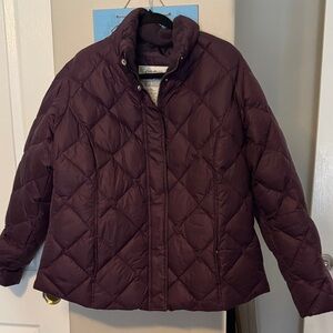 Eddie Bauer Women's Puffer Jacket - Deep Purple